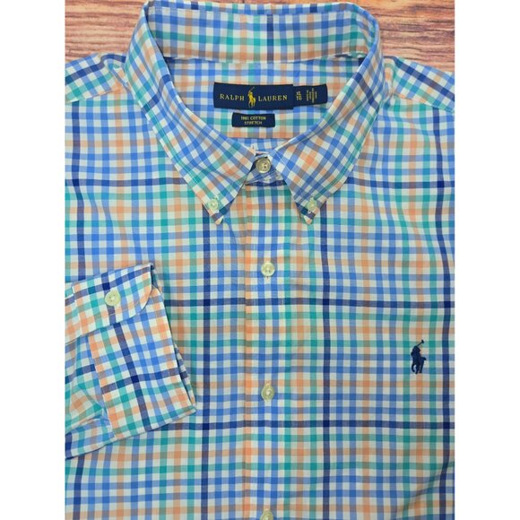 Ralph Lauren Mens XL Multicolor Plaid Button-Down Shirt XL - Picture 4 of 7